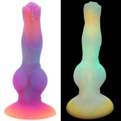 unicorny Gode Fantasy Phosphorescent Lumy Wolf 19 x 6.3cm